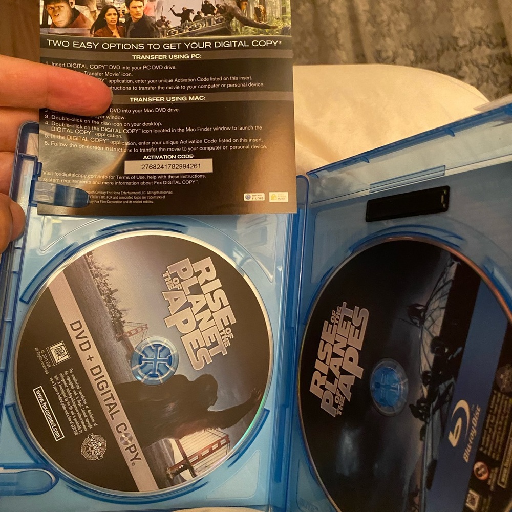 Rise of the Planet of the Apes Blu-ray